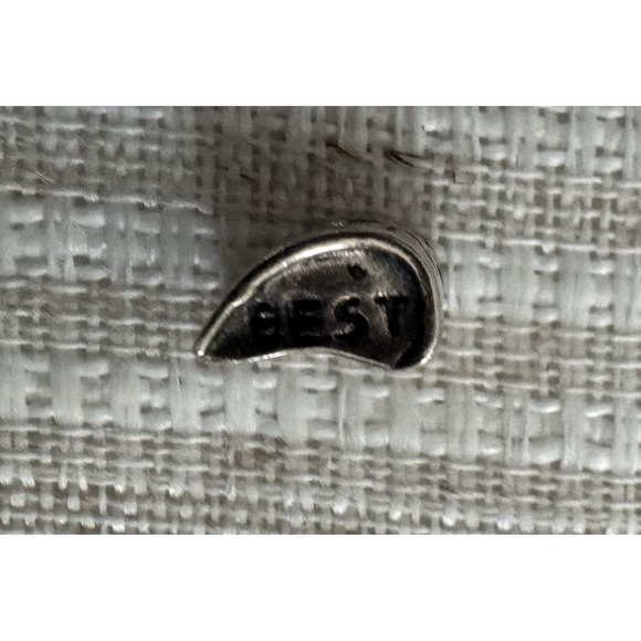 Chamilia Sterling Silver 925 Best Friend Half‎ Heart Charm - Picture 2 of 5